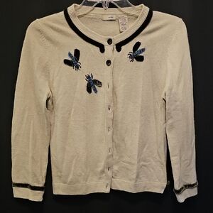 Adorable Vintage Look Odille Bee Cardigan Size M